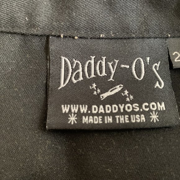 Men's XXL Daddy-O Button Down V-8 Button Rockabilly Kar Kulture - Picture 5 of 6